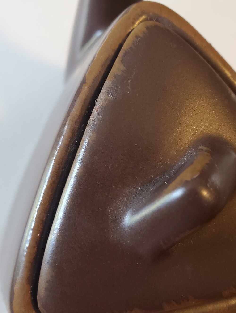 Brown Ceramic Triangle Teapot Modern Design With Lid‎ - Picture 13 of 16